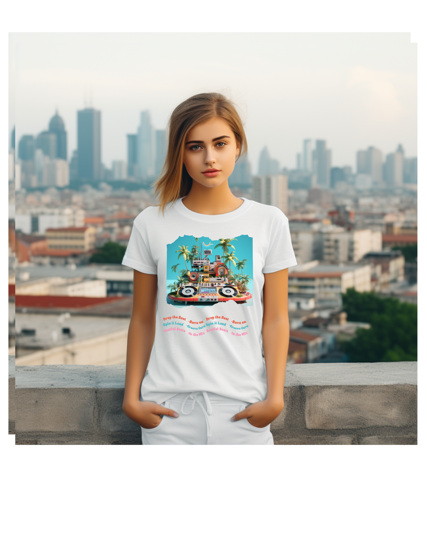 Girl T-shirt Dj’s mix